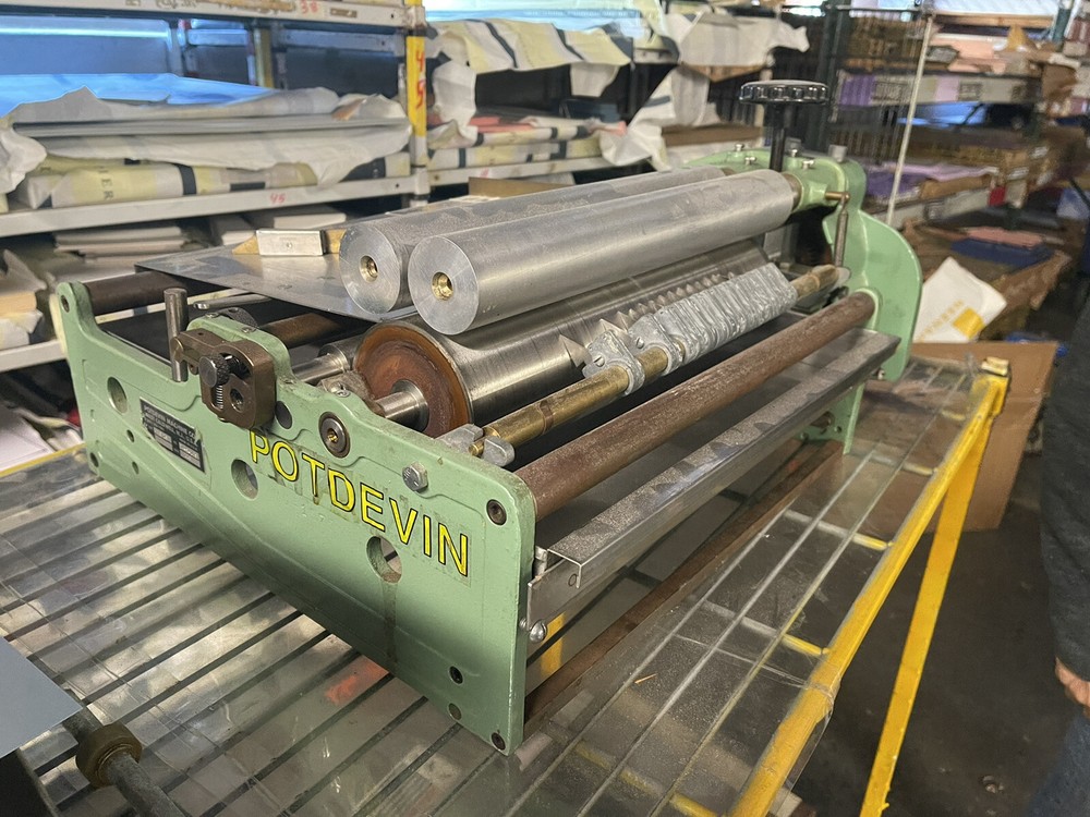Potdevin 15” Edge Gluer / Margin Gluer