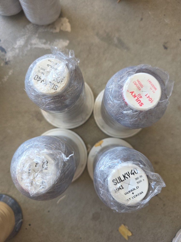 Sulky Embroidery Thread 4 Spools 1041 Silver