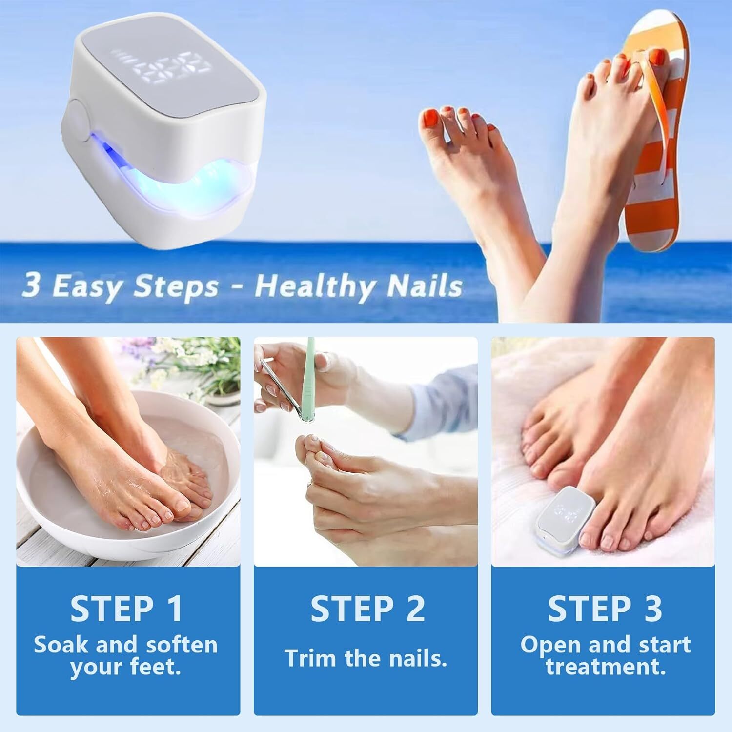 Advanced Nail Fungus Laser Removal Device For Toe And Finger Fungal Infection