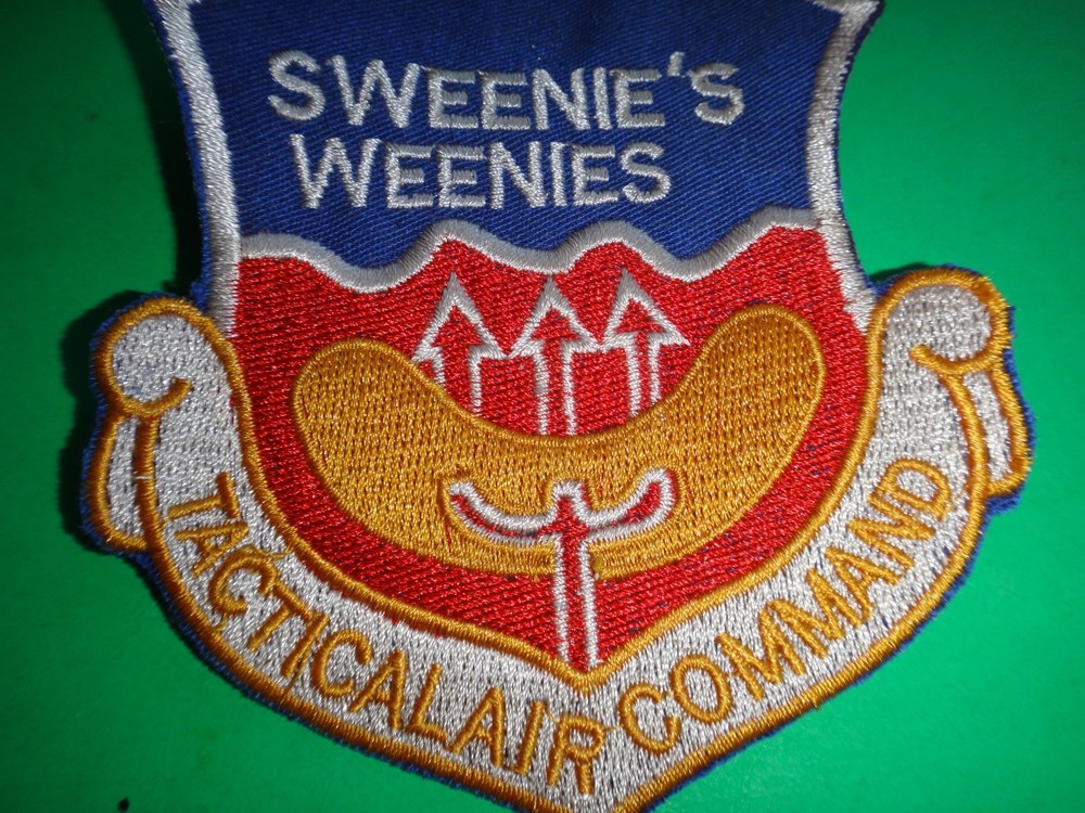 Cold War US Air Force Morale Patch SWEENIE'S WEENIES Tactical Air Command
