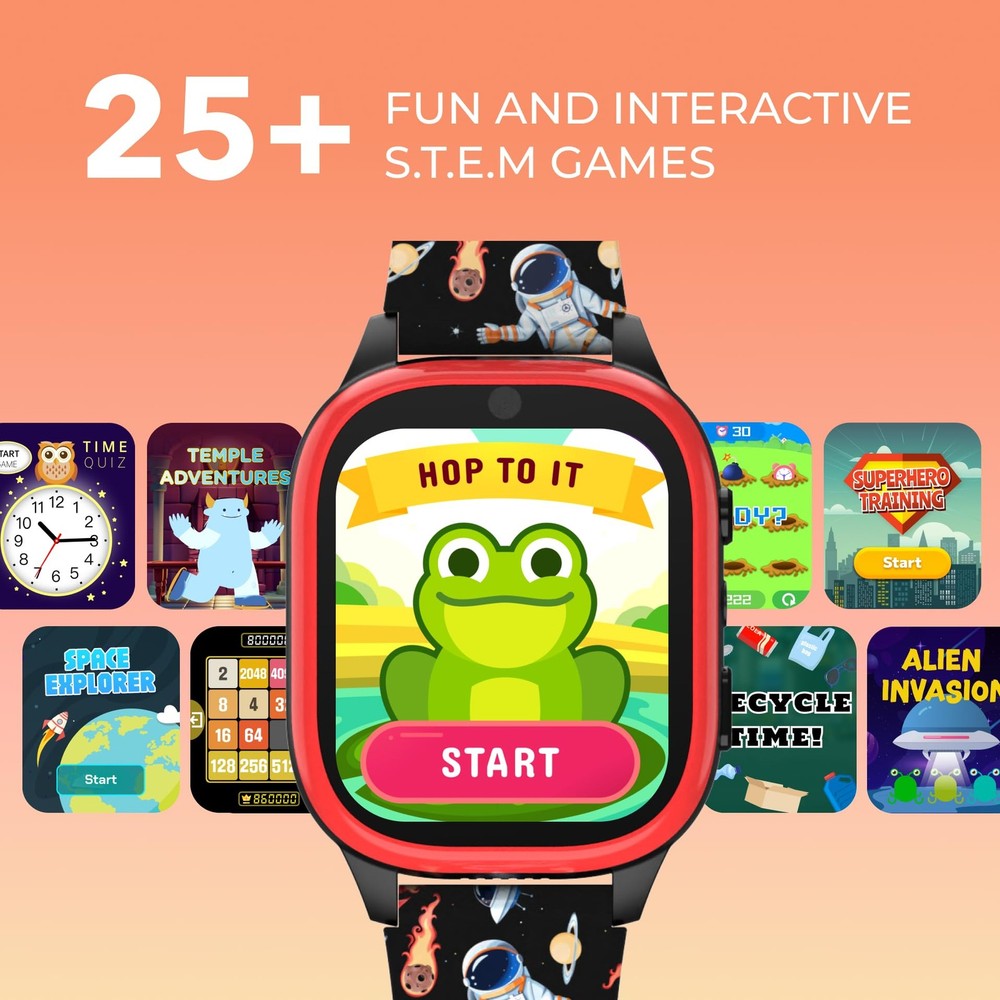 4 , Educational Tech – 25+ Games, Selfie , Audiobooks, Step Tracker, Water‑Re...