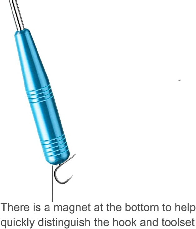 Fish Hook Remover, 4Pcs Fishing Hook Quick Removal Device, Security Extractor Fi