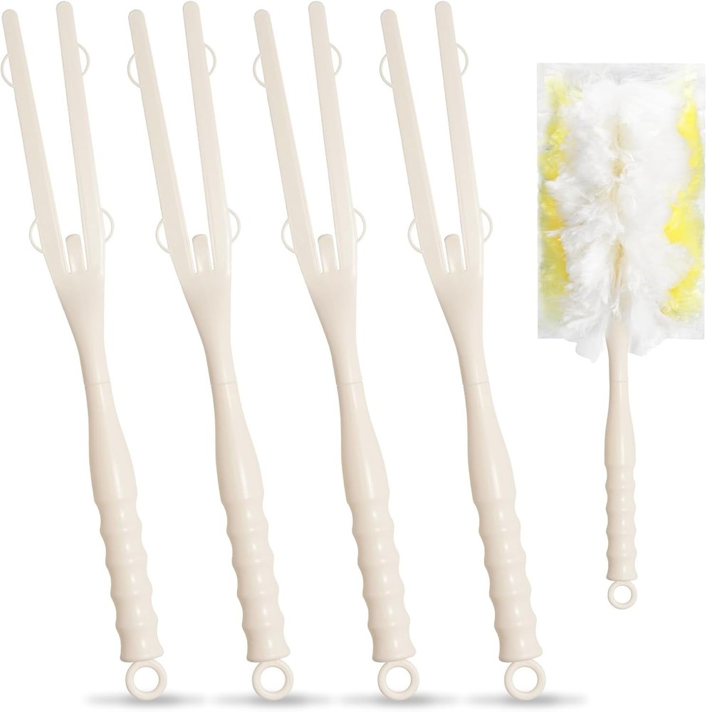 5 Pack Replacement Duster Handles – Compatible with Swiffer Duster Mop - #359