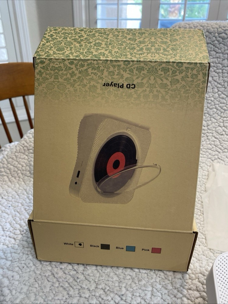 KC-718 Bluetooth CD Player w/ Remote USB AUX - Not Tested