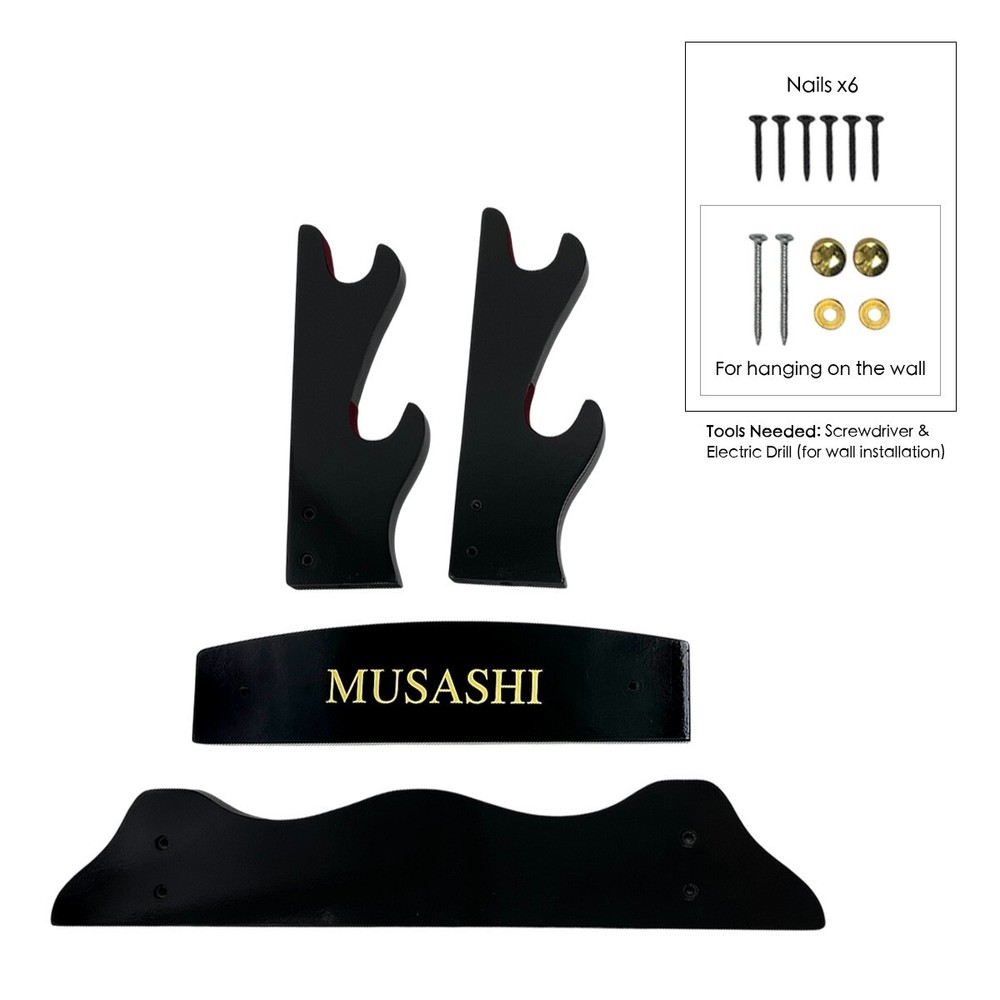 Musashi 2 PCS Swords Stand For Displays