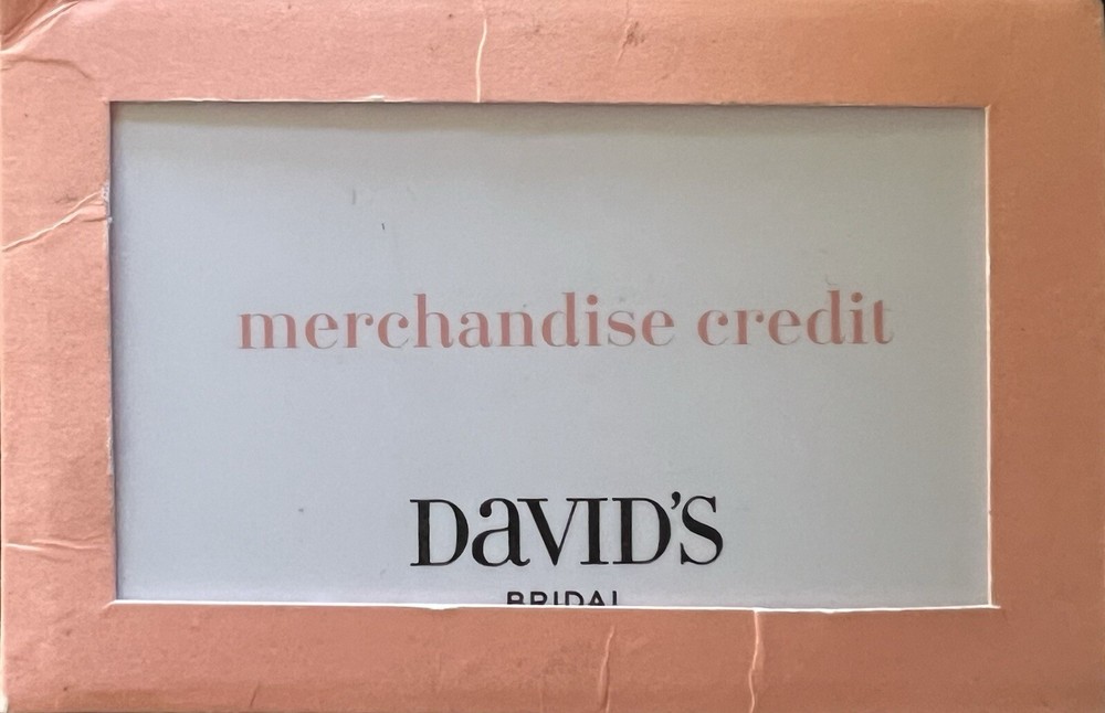 David’s Bridal Apparel Gift Card