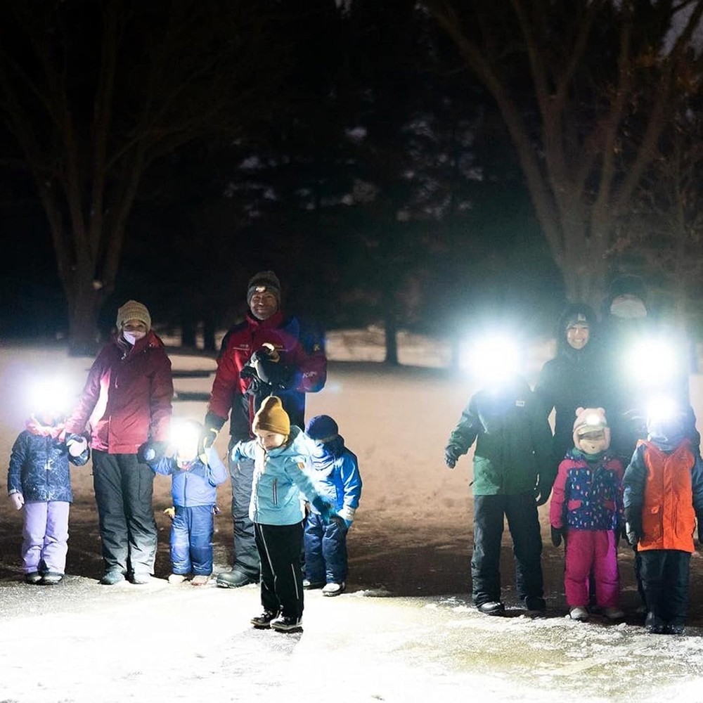 LED Headlamp 2 Pack Battery Powered 4 Mode Adjustable Waterproof Light