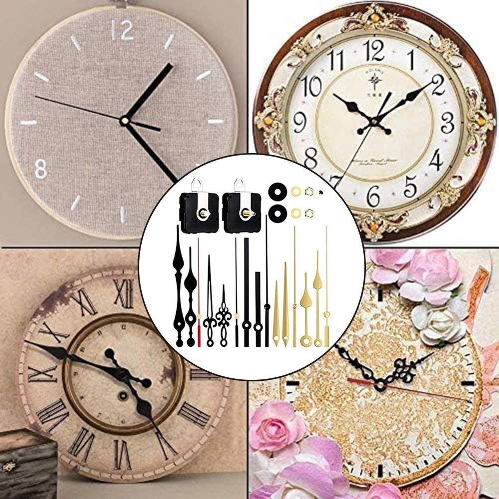 Clock Mechanism Kit Clear Installation Instructions High Torque Long Shaft