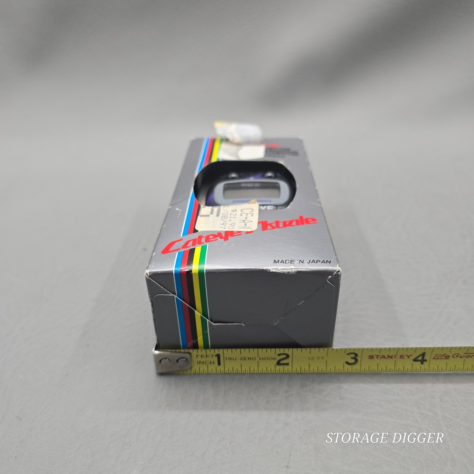 Vintage 1990's New Cat Eye Astrale Model CC-CD100 Cyclocomputer, Made in Japan