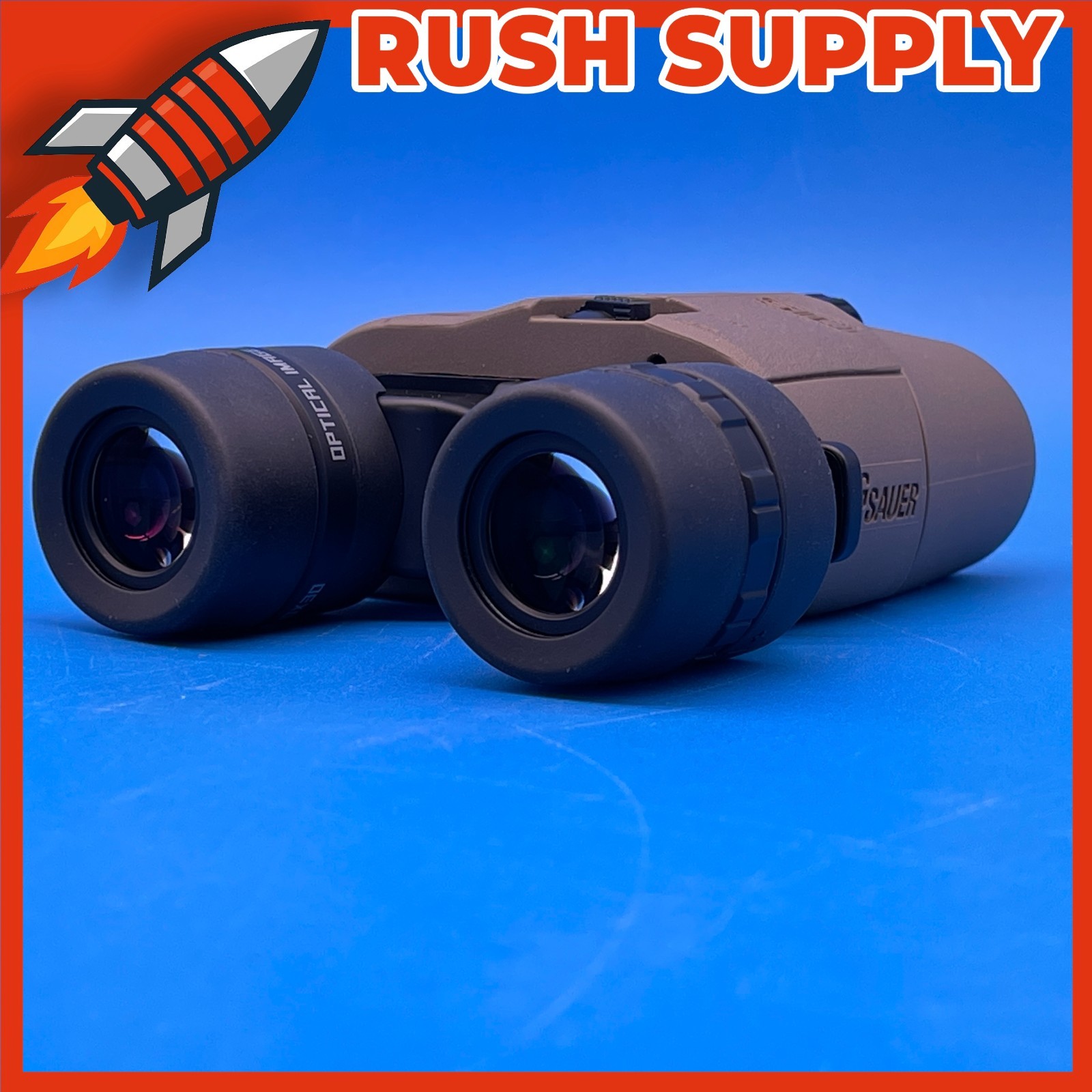 Sig Sauer ZULU6 HDX 10x30mm OIS Image Stabilized Binoculars FDE - SOZ6WP10