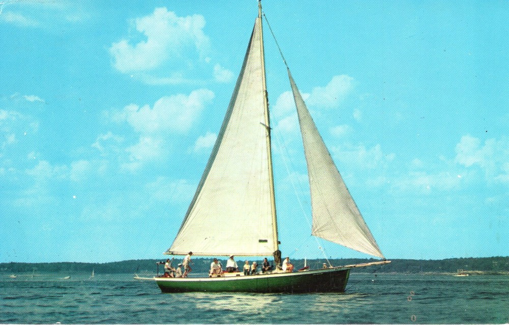 SAILING VESSEL, MA  - PC4375