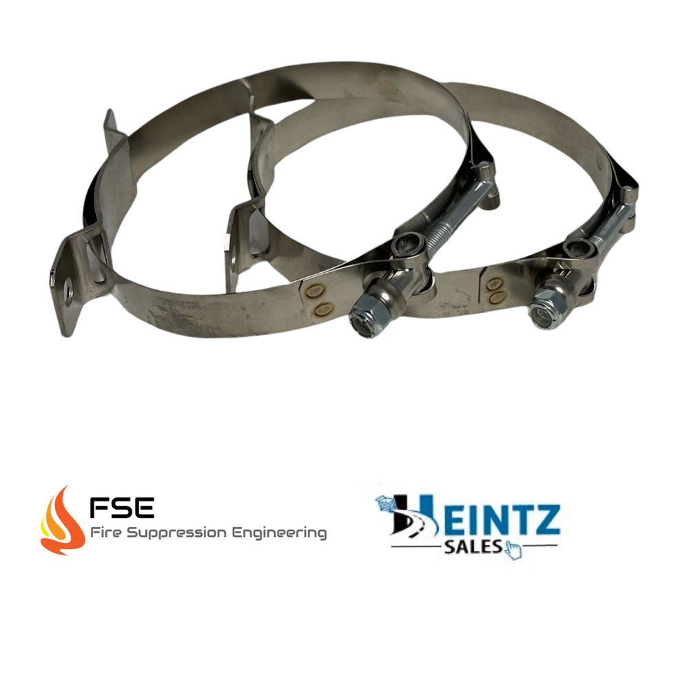 FSE 905-1525 Fire Suppression Engineering 5.25" Clamp/Bracket Mount 10lb bottles