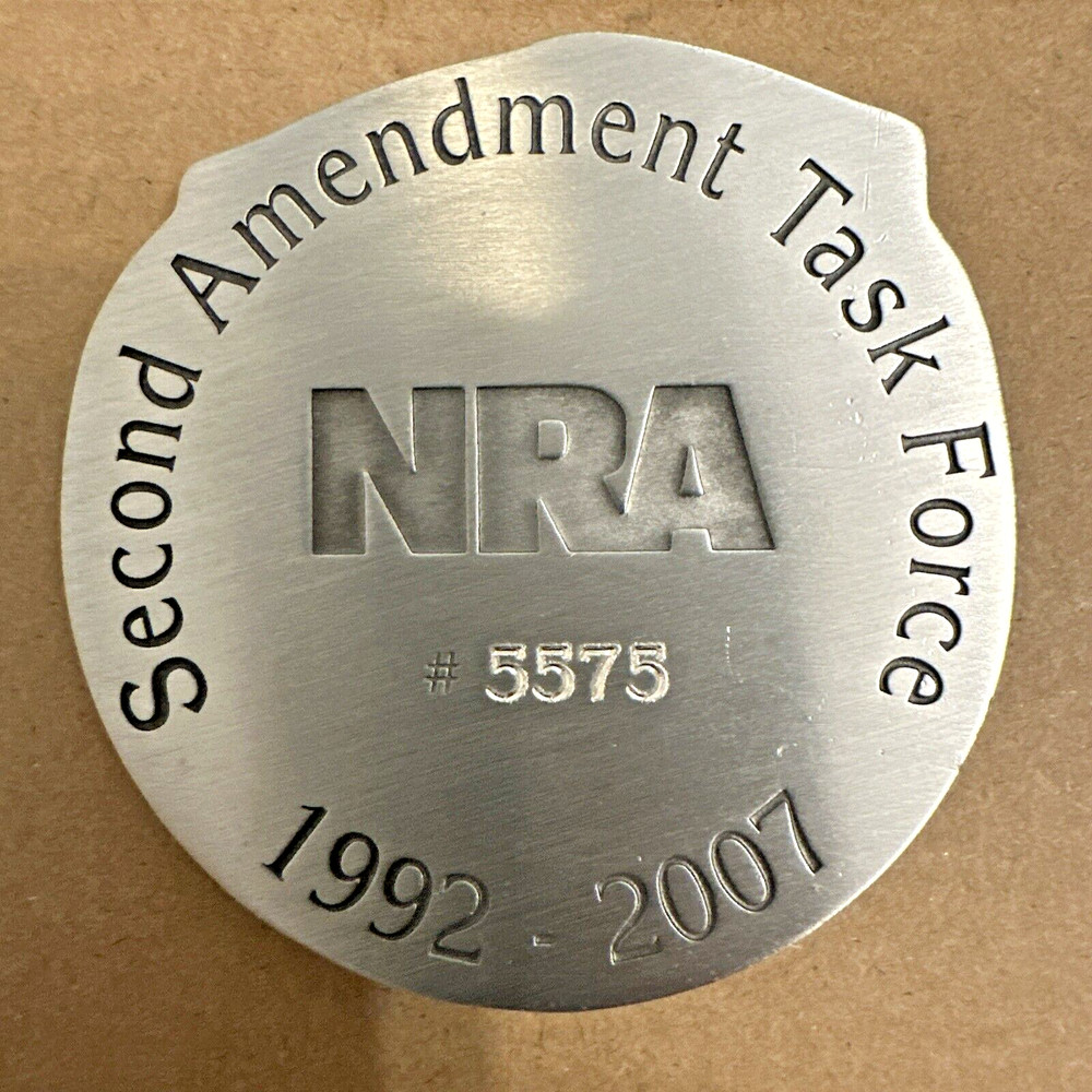 1992 2007 National Rifle Association Second Amendment Task Force Medallion #5575