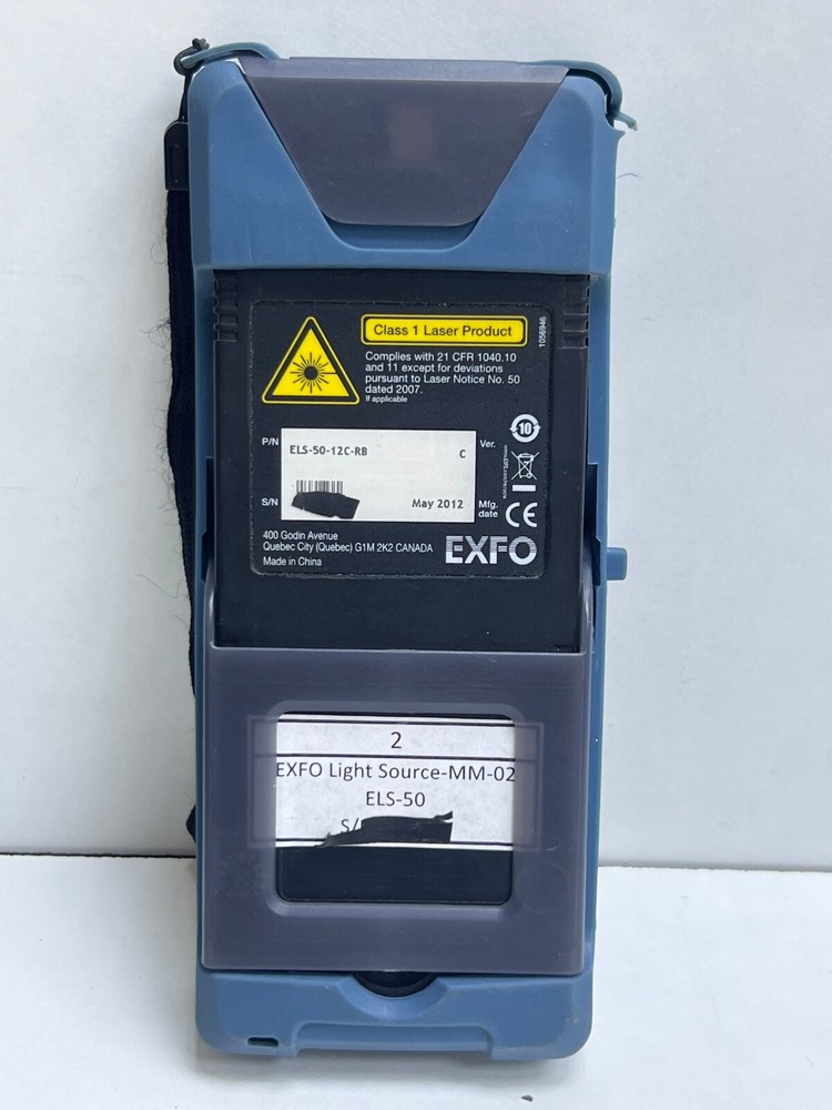 EXFO ELS-50-12C-RB FIBER BASIX LIGHT SOURCE