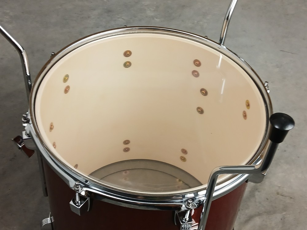 LUDWIG ELEMENT EVOLOLUTION 14" COPPER SPARKLE FLOOR TOM DRUM. MINT CONDITION!