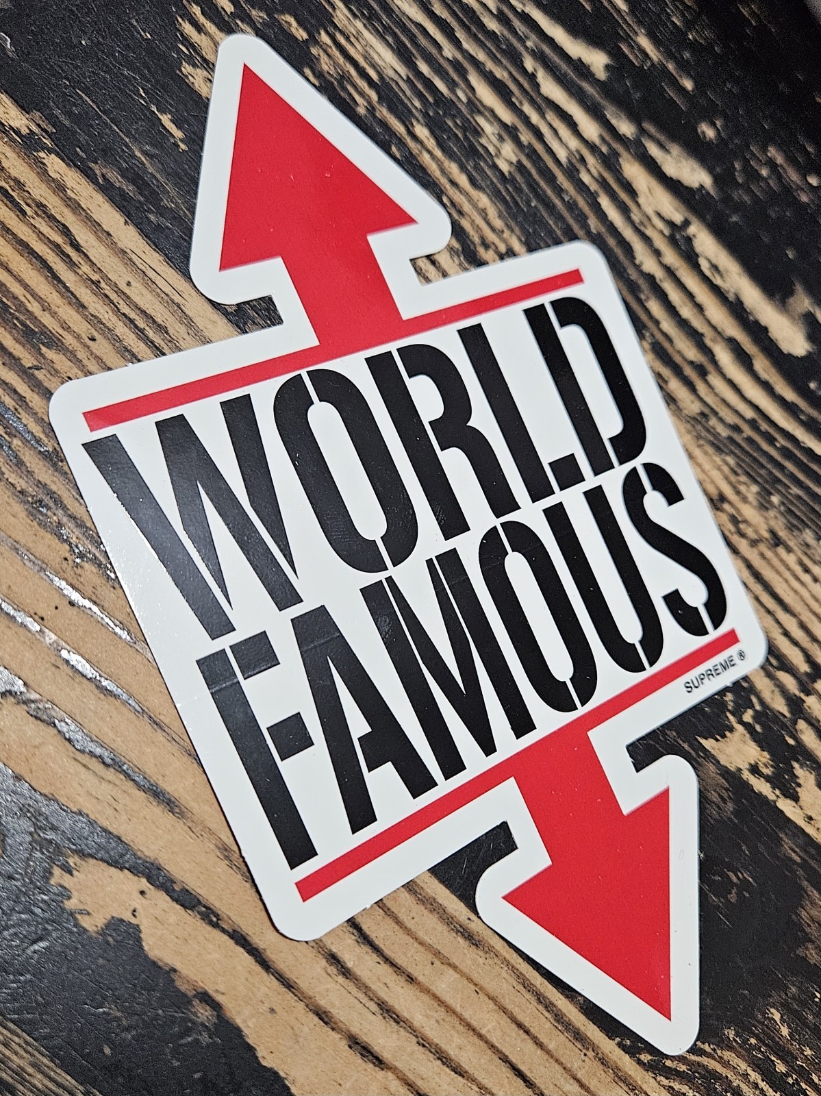 Supreme Shattered Box Logo Arabic Minis Evolution World Famous SS26