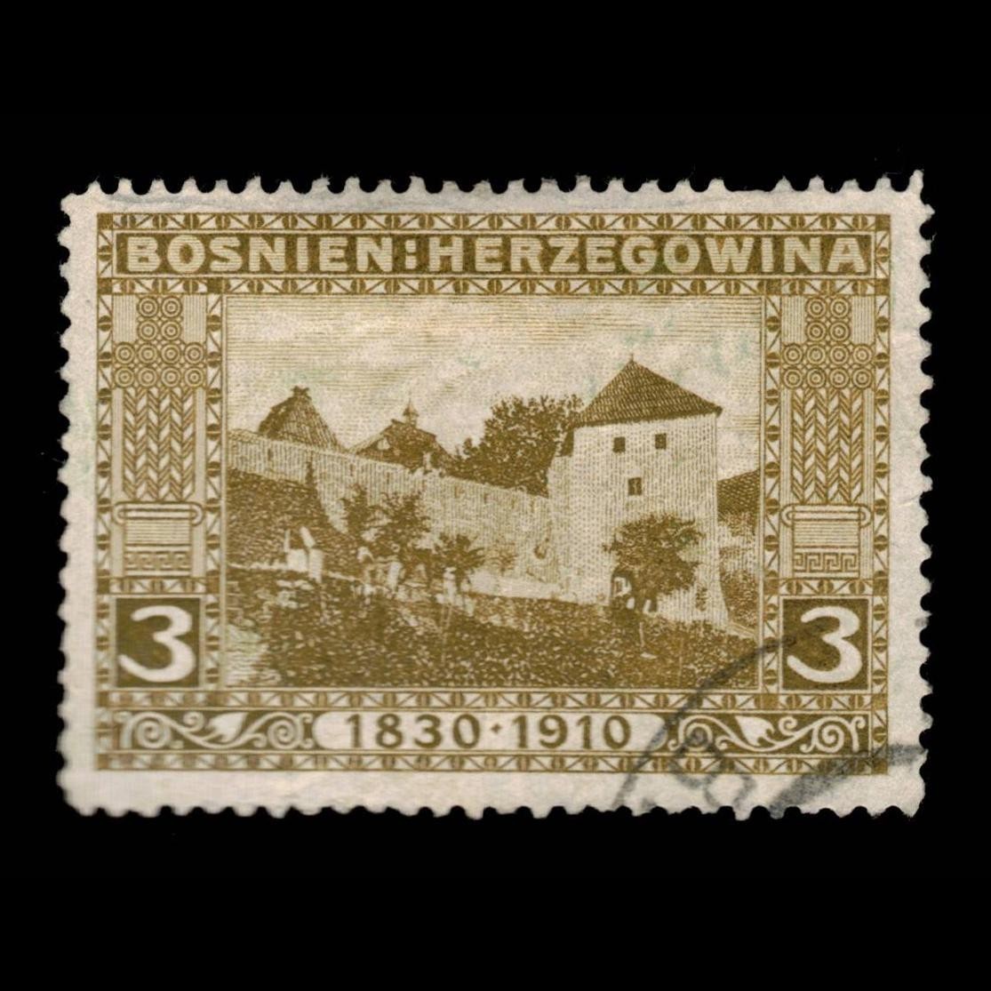 Bosnia & Herzegovina, Scott 48, Piva Gate, 1910, used, 115361