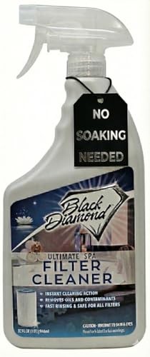 Ultimate Spa & Pool Filter Cleaner Spray, Professional Strength Fast 1-Quart