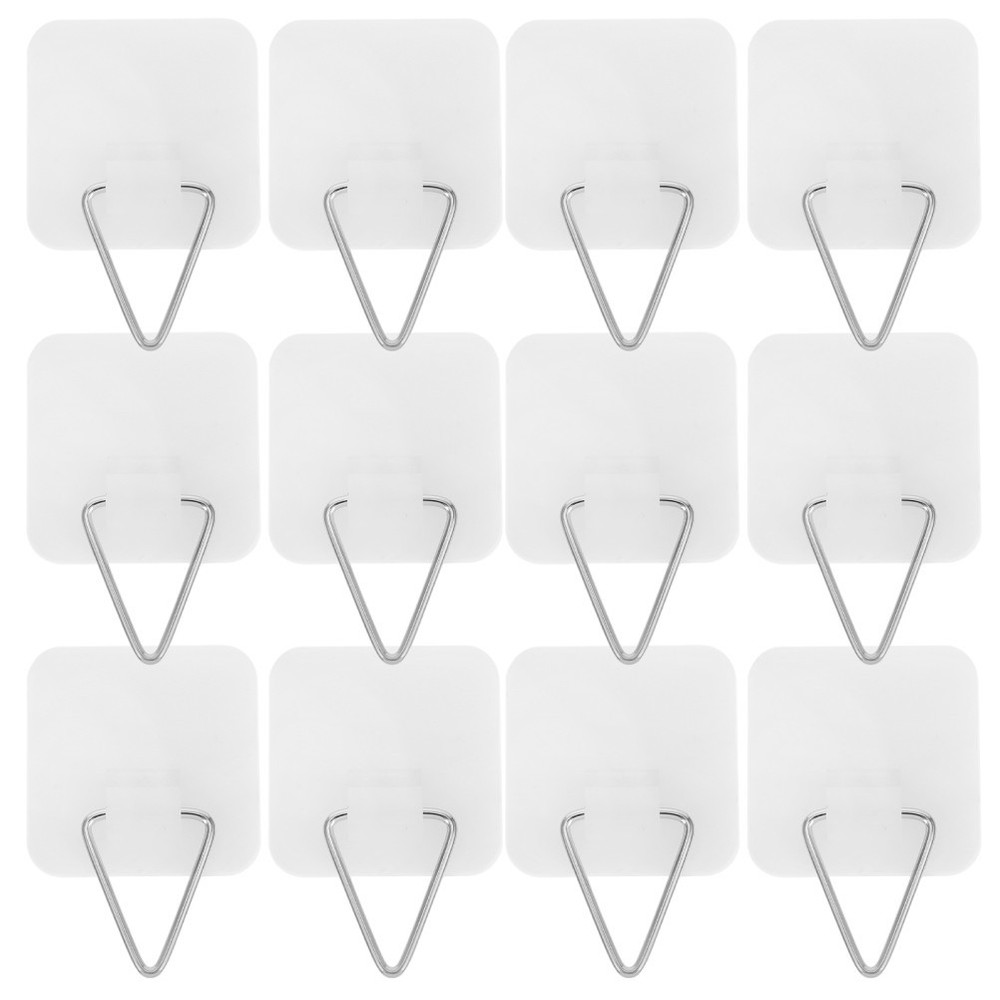 40 Pcs Wall Adhesive Hooks Vertical Plate Holders for Plates Display
