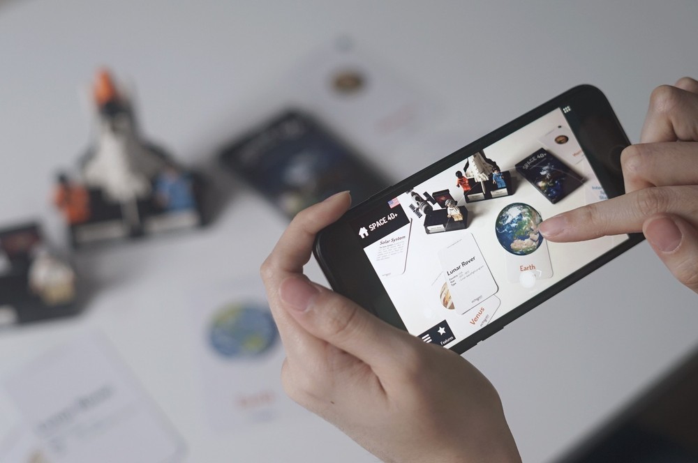 Space 4D+ AR Flashcards | Augmented Reality Learning Cards for Kids | STEM Gift