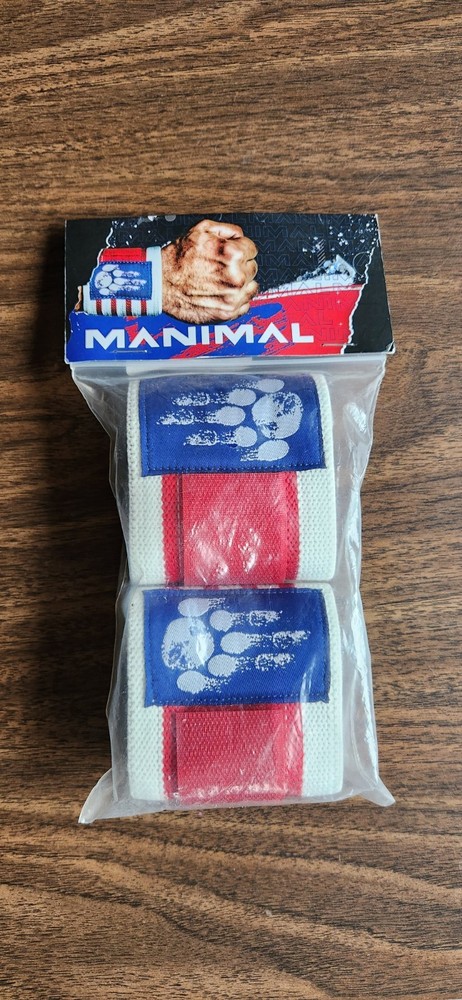MANIMALl 2 Piece Wrist Wraps Training Workouts- NIP