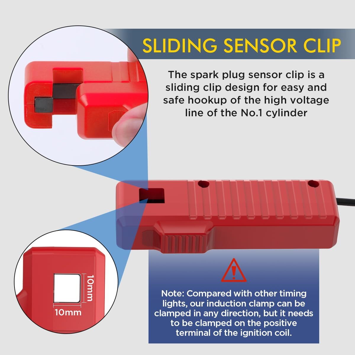 Advance Ignition Timing Light Inductive 12V Engine Automotive Timing Gun Lamp US
