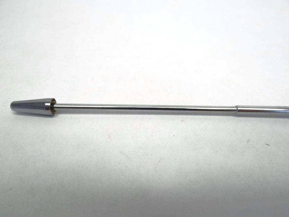 Silver Metal Retractable Pointer Pen for Professors & Instructors -Made in Japan