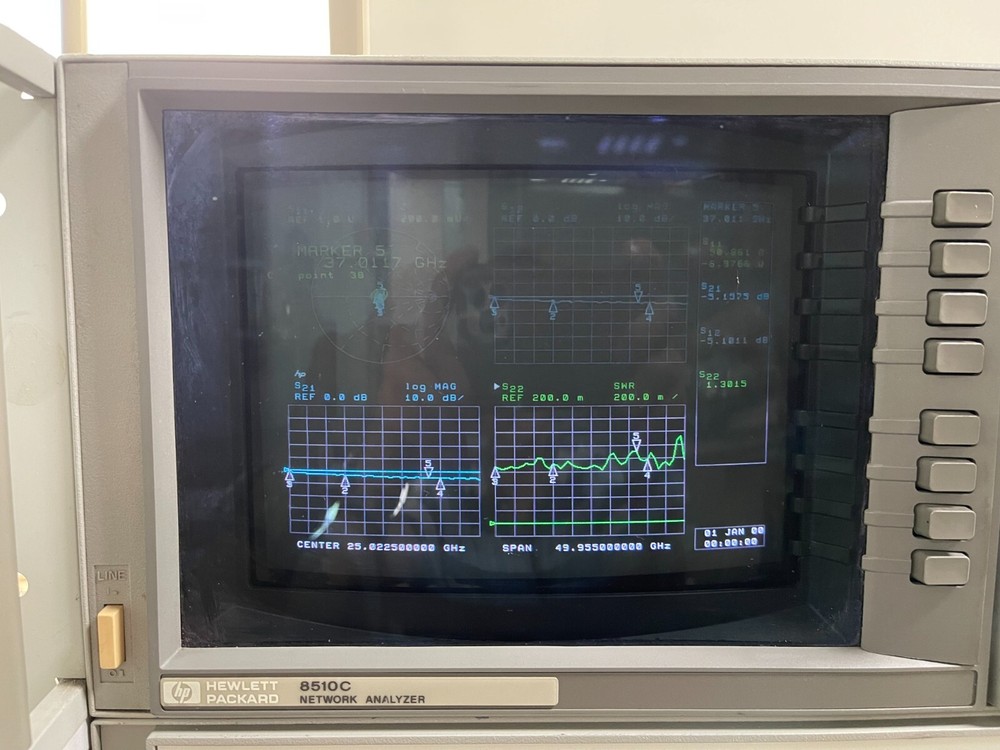 HP Agilent 8510C LCD Display Processor for Network Analyzer System _4116A10962