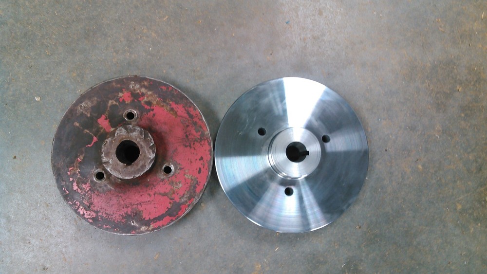 hydraulic pump pulley adapter for new holland stack wagon "stackcruiser"