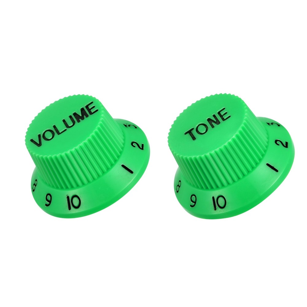 2Set 2Volume 2Tone Speed Control Knob GUITAR Green