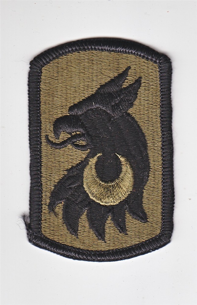 Army Patch: 209th Artillery Brigade - subdued, merrowed edge