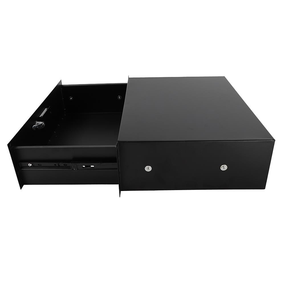19" 3U Equipment Rack Drawer-Module Storage Patch Panel Data Cabinet With Key