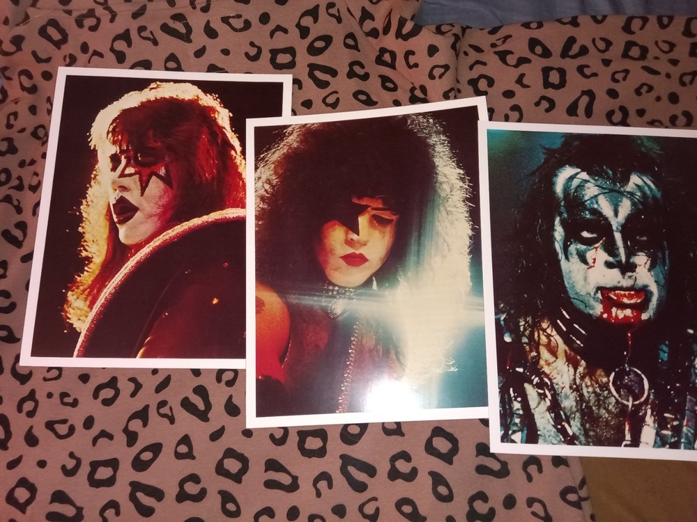 Kiss Classic photos 1977-78 Kiss Army 5 card new 8x10 re issue Ace Gene Alive 2