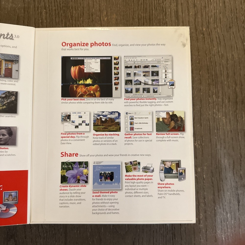 Adobe Photoshop Elements 3.0 PLUS Adobe Premiere Elements, for XP NEW SEALED!