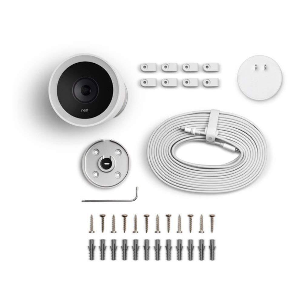 Google - Nest Cam IQ Outdoor Security Camera NC4100 White