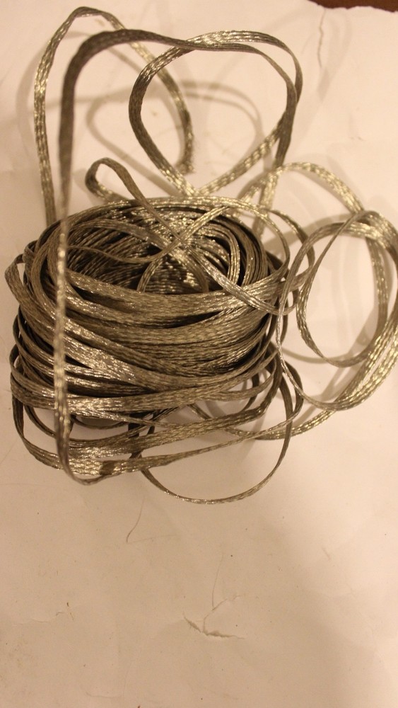 1/4" Wire Shielding Tinned Copper Braided Electric Wire Cable Shielded (20 Ft)