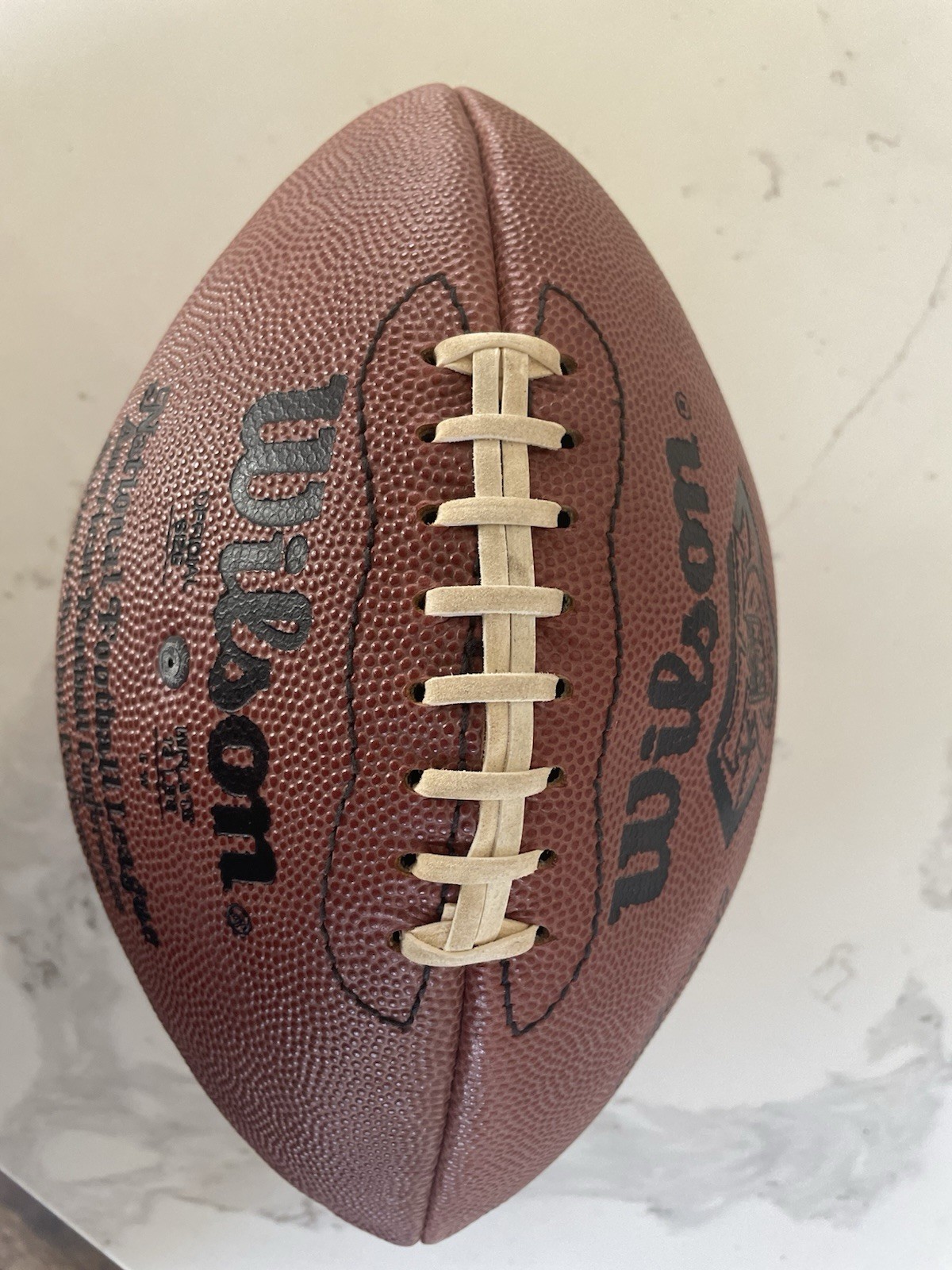 Gale Sayers Signed Official 75th Anniversary Leather Game Football