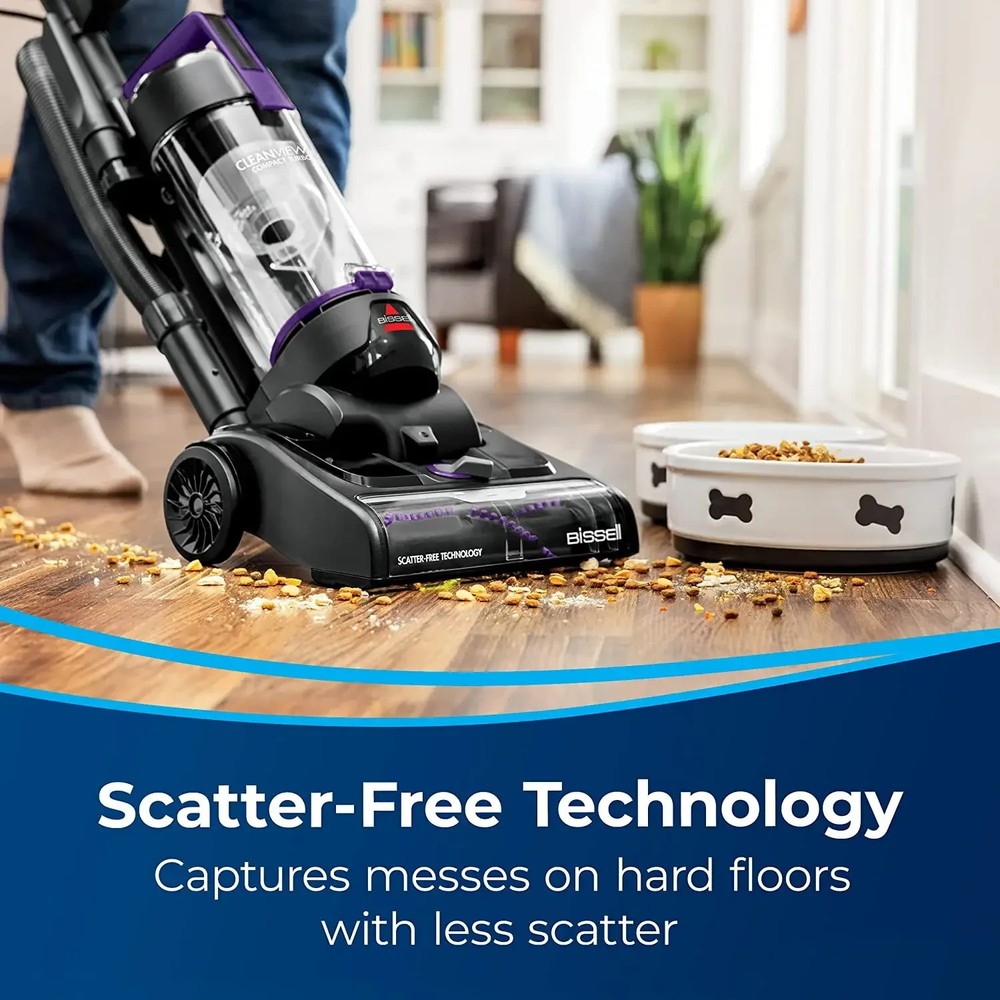 BISSELL CleanView Compact Turbo Bagless, Corded, Compact, Lightweight