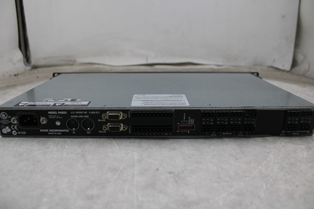 Shure Soundplex P4800 Digital Audio Signal Processor