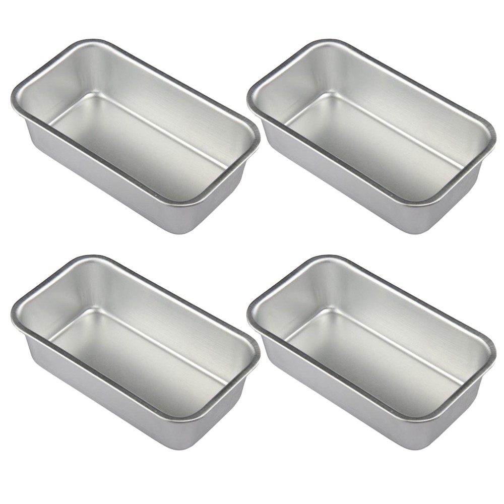 4pcs Kitchen Baking Tray Set for Bread and Cake Baking Supplies
