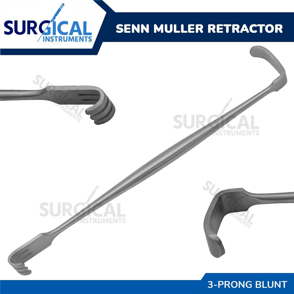 SENN Retractor Plastic Dermal Surgical Instruments B/B Stainless German Grade