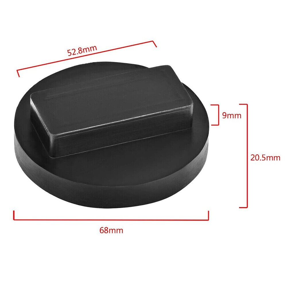 2PCS Square Polyurethane Jack Pad Adapter Frame Rail Protector for BMW & Mini