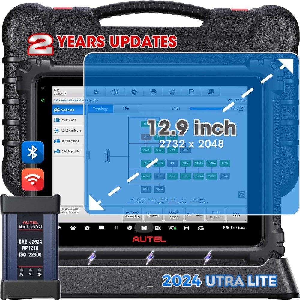 2024 Autel MaxiSys ULTRA Lite MS919 Diagnostic Scanner Advanced VCMI Programming