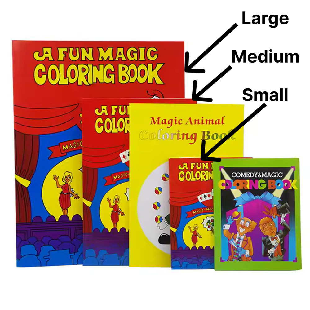 Magic Colouring Book Trick – Colour Changing Book for Magicians | Small