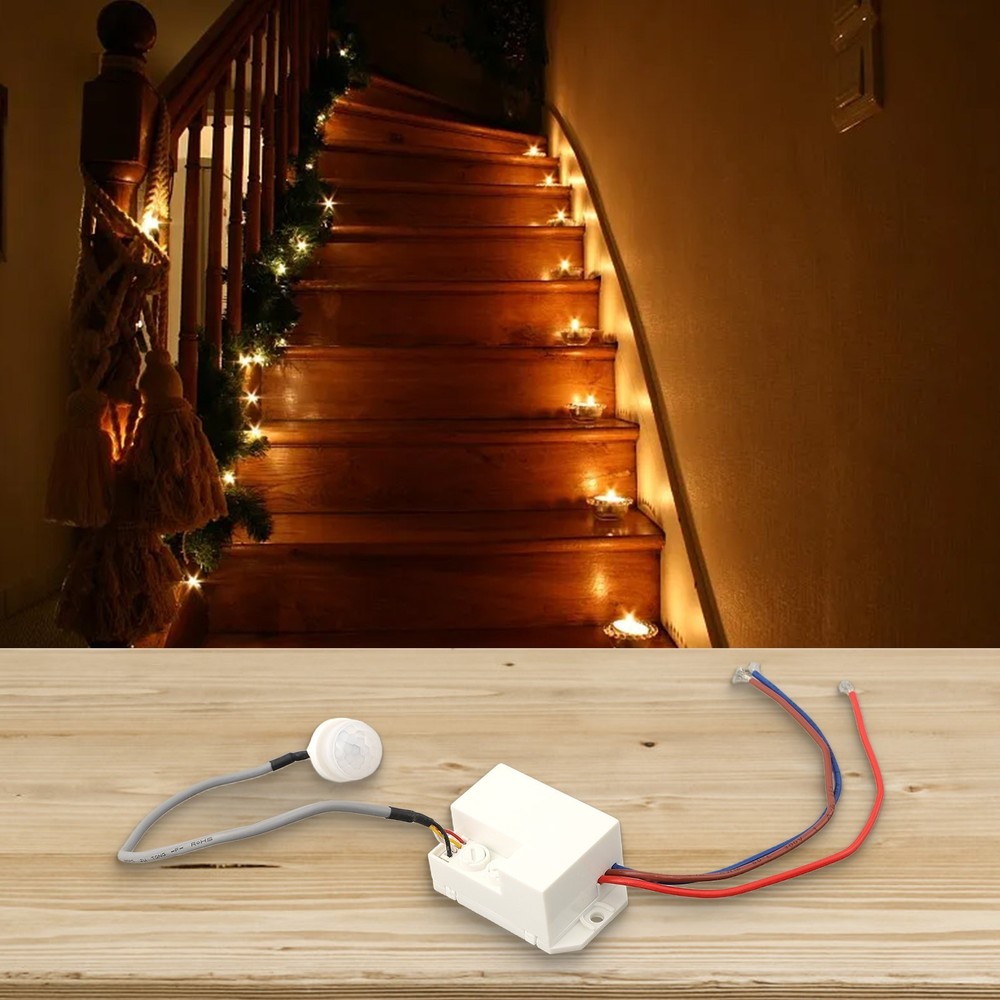 Compact and Lightweight Motion Sensor Switch for Automatic Light Control