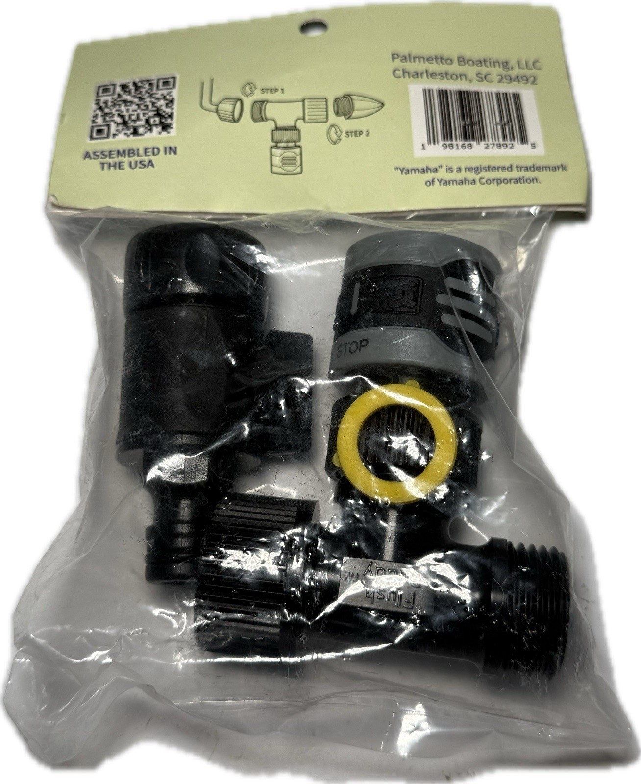 Flush Buddy Yamaha Outboard Engine Flush Adapter - STRAIGHT Quick Connect