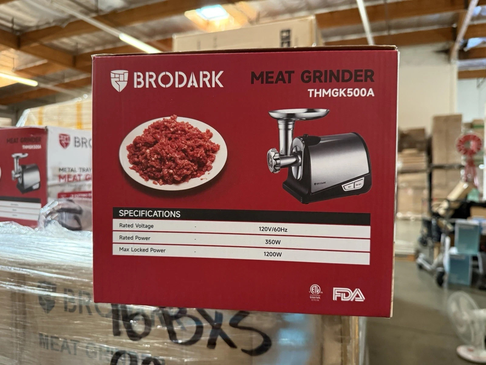 Meat Grinder Electric Heavy Duty Stainless Steel Meat Mincer &3 Grinding Plates