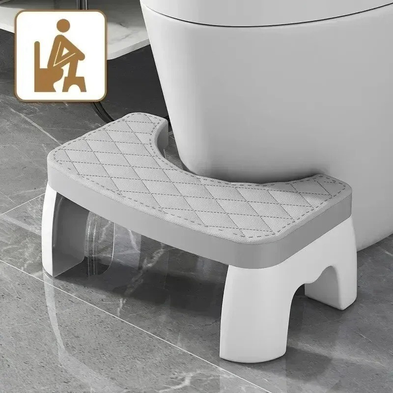 Non-slip Toilet Step Stool Squatty-Potty Bathroom Squat Chairs Furniture