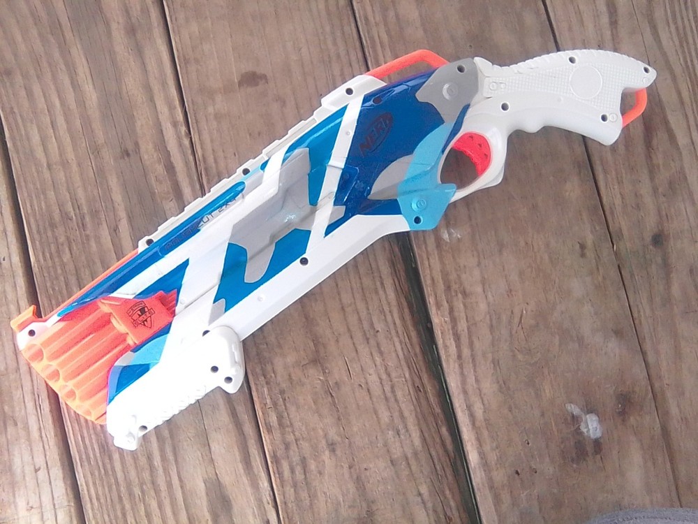 Nerf N-Strike Elite Rough Cut 2x4 Dart Gun Blaster TESTED