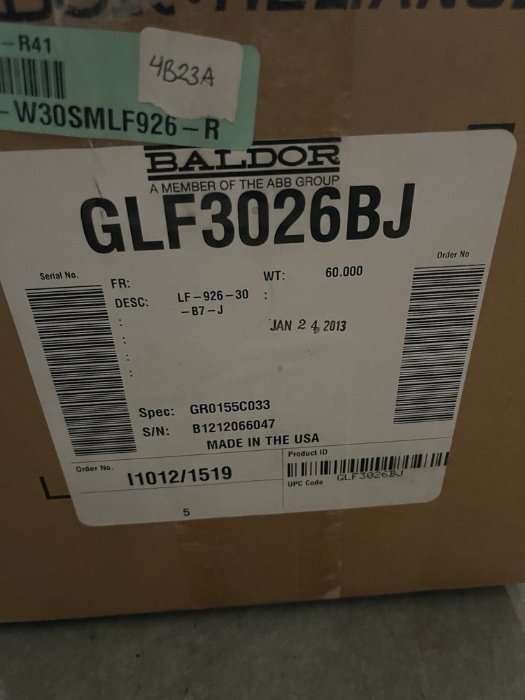 Baldor GLF3026BJ Reducer